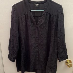 🪩Lucky Brand Embroidered Blouse *EUC*